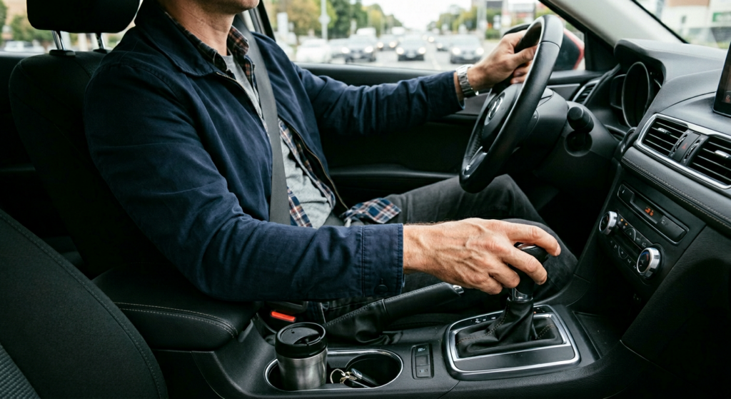 shifting the car transmission